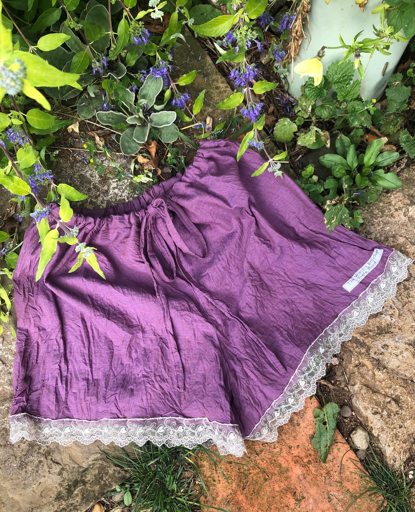 Grape organic fairtrade Indian cotton women’s boxer shorts (42”)