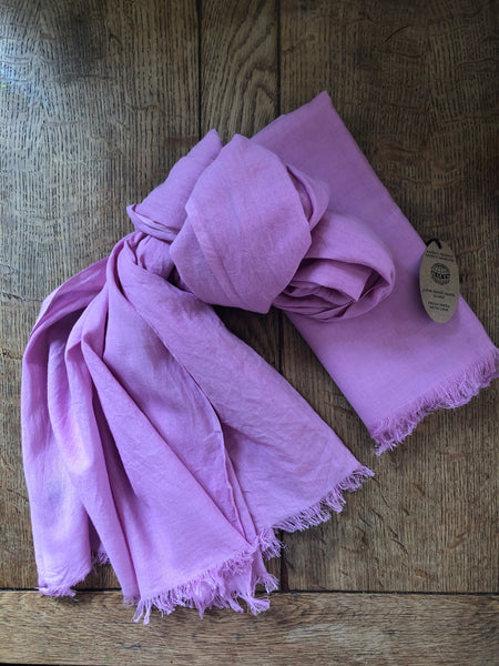 Fairtrade organic cotton shawls (various shades)